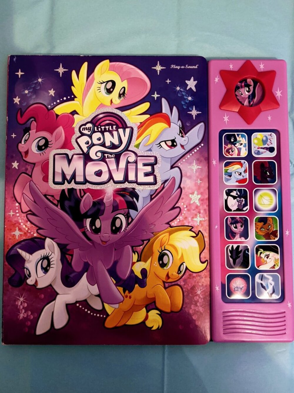 My Little Pony The Movie Hardcover Book with Buttons & Sound MLP G4 Friendship